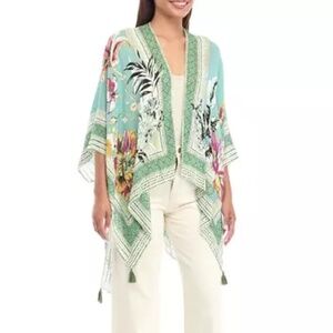 NEW Vince Camuto women's tropical blooms topper O/S